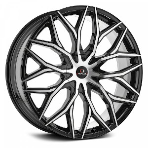 Cavallo CLV-37 Gloss Black W/ Machined Face