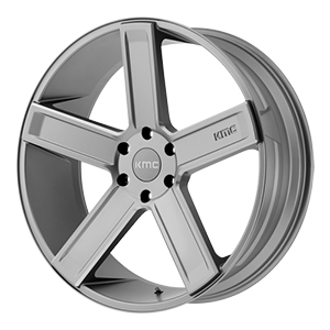 KMC KM702 Deuce Satin Gray W/ Milled Spokes