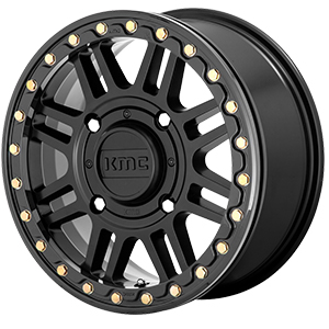 KMC KS250 Cage Satin Black Beadlock