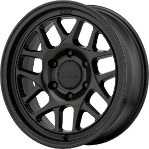 KMC KM717 Bully OL Satin Black