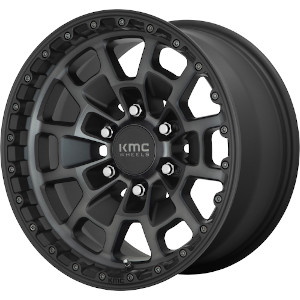 KMC KM718 Summit Satin Black W Gray Tint