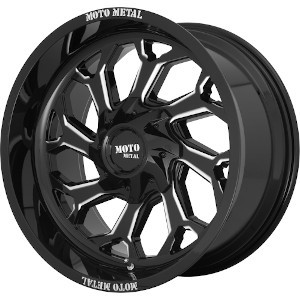 Moto Metal MO999 Gloss Black W/ Milled Spokes