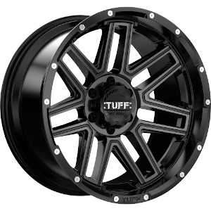 TUFF A.T. T17 Satin Black Machined