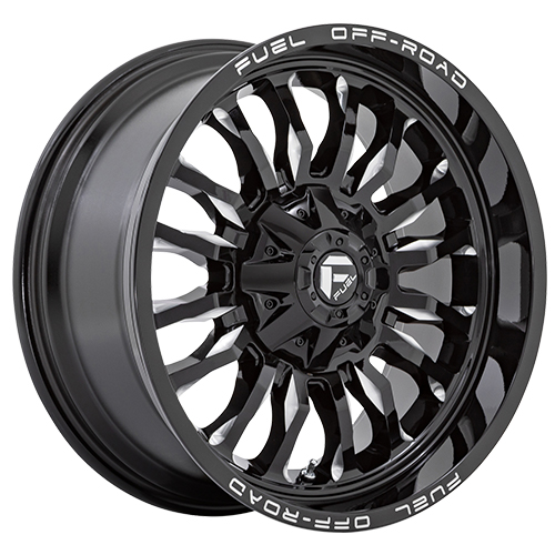 Fuel D795 Arc Gloss Black Milled