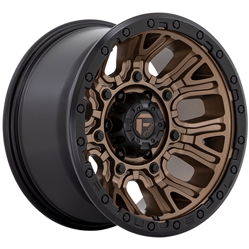 Fuel Traction D826 Matte Bronze W/ Black Ring