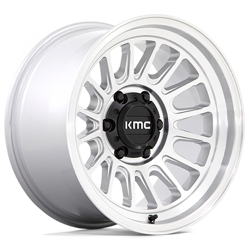 KMC KM724 Impact OL Silver Machined