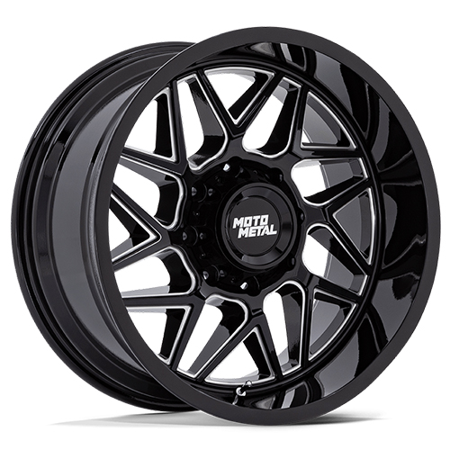 Moto Metal Turbine MO812 Gloss Black Milled