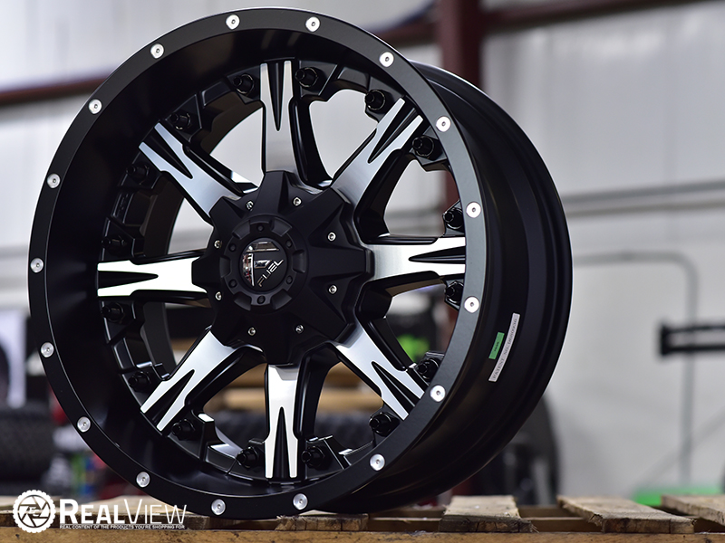 Fuel D541 Nutz 20x10 24 Matte Black Machined Face Wheels Rims 