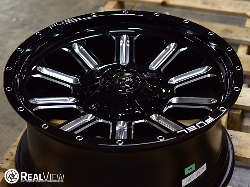 Hardline D602 20x9 1 Gloss Black Milled Wheels Rims 