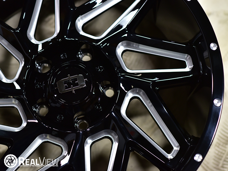 Vision 361 Spyder 20x9 12 Gloss Black Milled Spoked Wheels Rims 