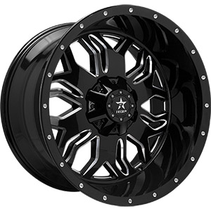 Rolling Big Power 87R Gloss Black W/ Milled Spokes