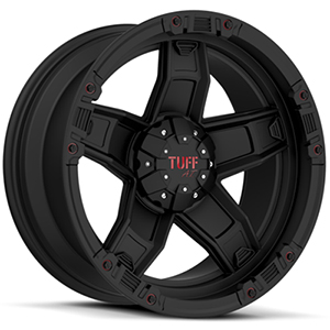 TUFF A.T. T10 Matte Black W/ Red Accents