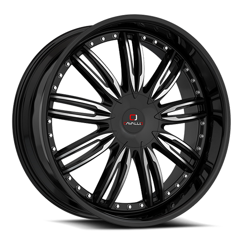 Cavallo CLV-54 Gloss Black Machined Photo