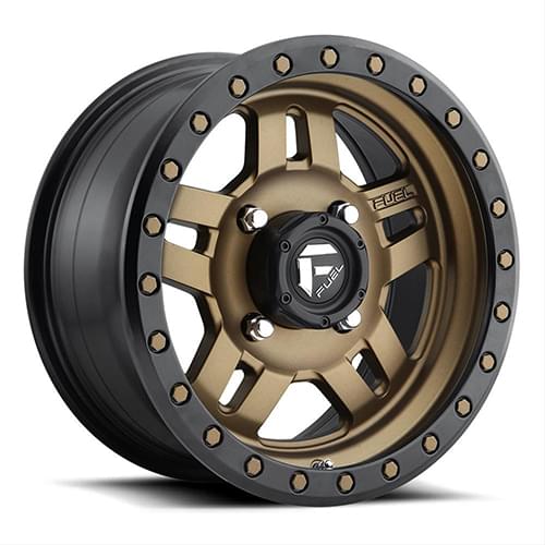 Fuel Offroad Anza D583 Matte Bronze W/ Black Ring Photo