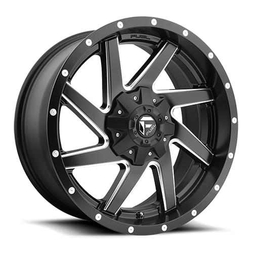 Fuel Offroad Renegade D594 Matte Black W/ Milled Spokes Photo