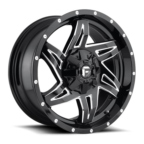 Fuel Offroad Rocker D613 Black W/ Milled Spokes Photo