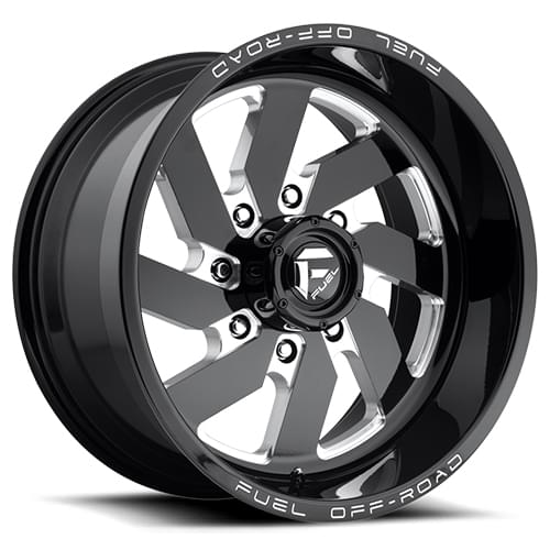 Fuel Offroad Turbo D582 Gloss Black W/ Milled Spokes Photo