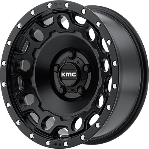 KMC KM529 Holeshot Satin Black Photo