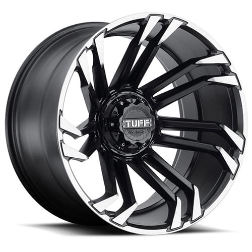 Tuff T21 Matte Black W/ Tinted Machined Flange Photo