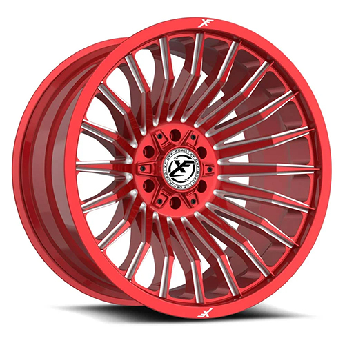 XF Offroad XF-231 Anodized Red Milled W/ Red Milled Logo Photo